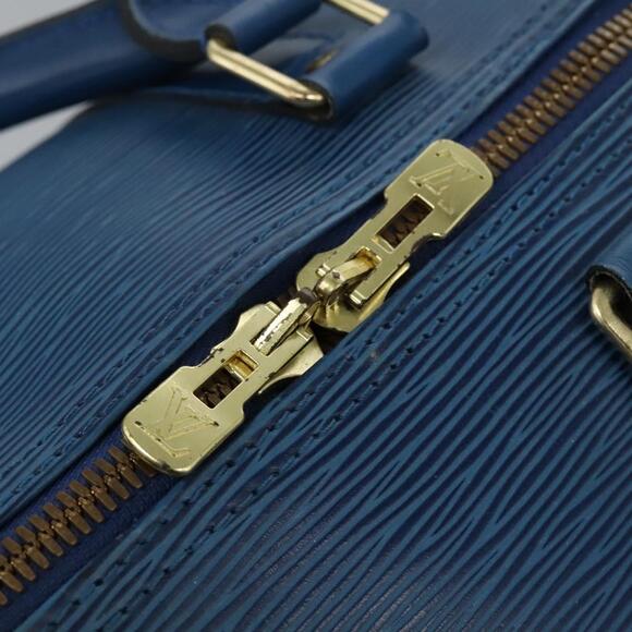 LOUIS VUITTON Epi Keepall 55 Boston Bag Toledo Blue M42955 - Picture 10 of 16